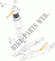 AMMORTIZZATORE per KTM 250 EXC-F 2023