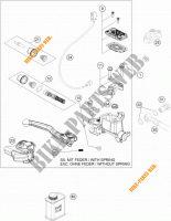 POMPA FRENO ANTERIORE per KTM 250 EXC-F 2023