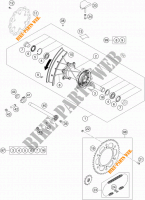 RUOTA POSTERIORE per KTM 350 EXC-F 2022