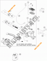POMPA FRENO ANTERIORE per KTM 300 EXC 2023