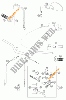 MANUBRIO / COMANDI per KTM 640 DUKE II BLACK 2003