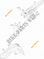 PLASTICHE per KTM 250 SX-F 2022