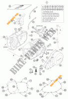 CARTER MOTORE per KTM 640 DUKE II ORANGE 2002