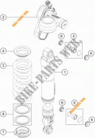 AMMORTIZZATORE (COMPONENTI) per KTM 1290 SUPER DUKE GT GREY 2017