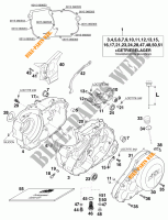 CARTER MOTORE per KTM 620 DUKE-E 37KW 1997