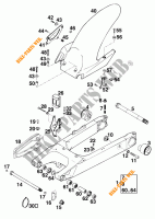 FORCELLONE per KTM 620 DUKE-E 37KW 1997