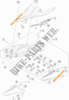 FORCELLONE per KTM 1290 SUPER DUKE GT ORANGE ABS 2016