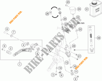 POMPA FRENO POSTERIORE per KTM 690 DUKE R ABS 2016