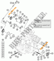 POMPA OLIO per KTM 690 DUKE R ABS 2015