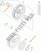 RUOTA ANTERIORE per KTM 690 DUKE R ABS 2015