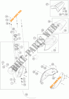 SERBATOIO / SELLA per KTM 690 DUKE R ABS 2015