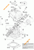 TESTA CILINDRO per KTM 690 DUKE R ABS 2015
