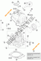 TESTA CILINDRO per KTM 690 DUKE R ABS 2015
