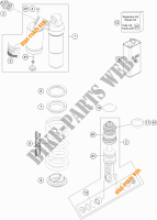 AMMORTIZZATORE (COMPONENTI) per KTM 690 DUKE R ABS 2014