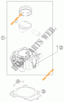 CILINDRO per KTM 690 DUKE R ABS 2014