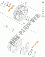 RUOTA ANTERIORE per KTM 690 DUKE R ABS 2014