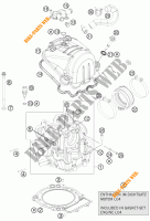 TESTA CILINDRO per KTM 690 DUKE R ABS 2014