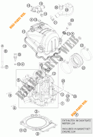TESTA CILINDRO per KTM 690 DUKE R ABS 2013