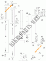FORCELLA ANTERIORE (COMPONENTI) per KTM 690 DUKE R ABS 2013
