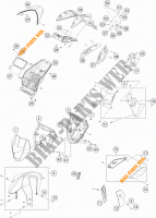 PLASTICHE per KTM 690 DUKE R ABS 2013