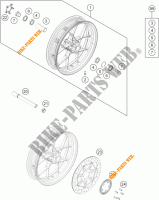 RUOTA ANTERIORE per KTM 690 DUKE R ABS 2013