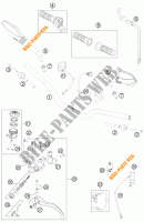 MANUBRIO / COMANDI per KTM 690 DUKE R 2011