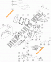 FILTRI ARIA per KTM 1290 SUPER DUKE GT ORANGE ABS 2016