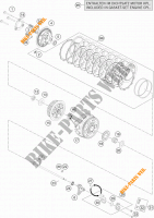 FRIZIONE per KTM 1290 SUPER DUKE GT ORANGE ABS 2016