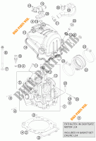 TESTA CILINDRO per KTM 690 DUKE R 2011