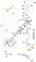 FORCELLA ANTERIORE / PIASTRA STERZO INFERIORE per KTM 690 DUKE R 2011