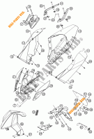 PLASTICHE per KTM 690 DUKE R 2011