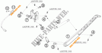 CAVALLETTO LATERALE / CENTRALE per KTM 690 DUKE R 2010