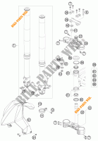 FORCELLA ANTERIORE / PIASTRA STERZO INFERIORE per KTM 690 DUKE R 2010