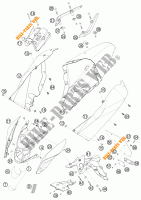 PLASTICHE per KTM 690 DUKE R 2010