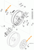 RUOTA ANTERIORE per KTM 690 DUKE R 2010