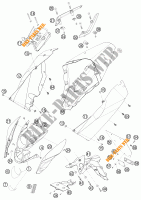 PLASTICHE per KTM 690 DUKE R 2010