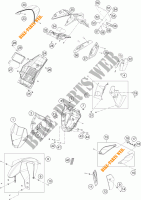 PLASTICHE per KTM 690 DUKE R 2017
