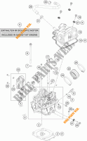 TESTA CILINDRO per KTM 690 DUKE ORANGE 2018