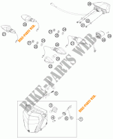 FARO / FANALE per KTM 690 DUKE ORANGE ABS 2016
