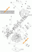 TESTA CILINDRO per KTM 690 DUKE ORANGE ABS 2016