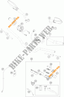 MANUBRIO / COMANDI per KTM 690 DUKE WHITE ABS 2015