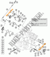 POMPA OLIO per KTM 690 DUKE WHITE ABS 2015