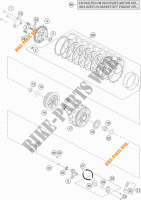 FRIZIONE per KTM 1290 SUPER DUKE GT GREY ABS 2016