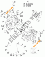 CARTER MOTORE per KTM 690 DUKE WHITE ABS 2014