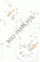 MANUBRIO / COMANDI per KTM 690 DUKE WHITE ABS 2014