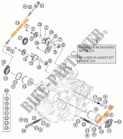 POMPA OLIO per KTM 690 DUKE WHITE ABS 2014