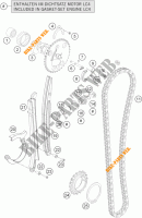 DISTRIBUZIONE  per KTM 690 DUKE WHITE ABS 2014
