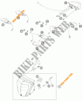 FARO / FANALE per KTM 690 DUKE WHITE ABS 2014