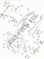 TELAIO per KTM 690 DUKE WHITE ABS 2014