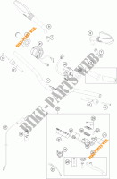 MANUBRIO / COMANDI per KTM 690 DUKE WHITE ABS 2014